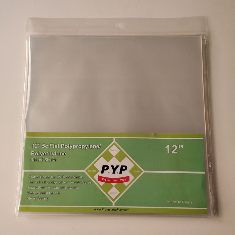 12 tuuman LP-levyiset, tasaiset polyetyleeniputket