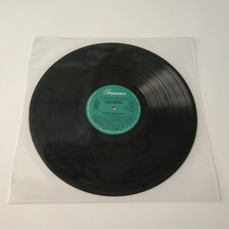12 tuuman LP-levyiset, tasaiset polyetyleeniputket