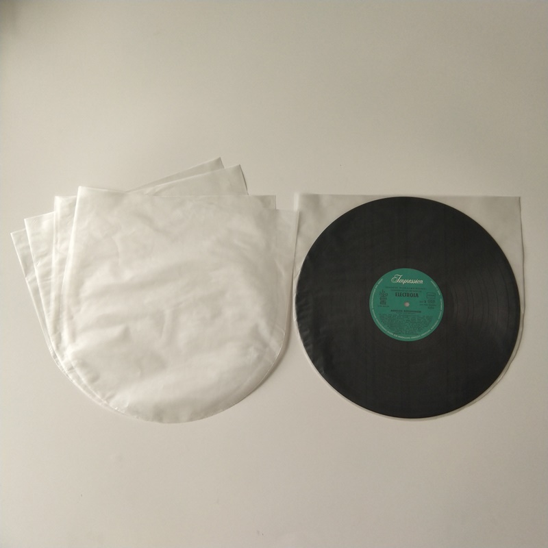 12 antistaattista pyöreää alaosaa, LP-vinyyli sisähiha