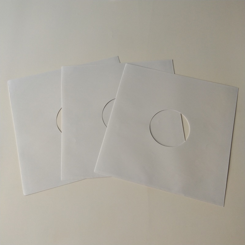 12 valkoisen kirjan vinyyli-LP-sisäholkki 33RPM-vinyylilevylle