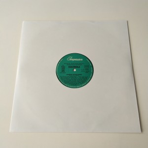 12 valkoisen kirjan vinyyli-LP-sisäholkki 33RPM-vinyylilevylle