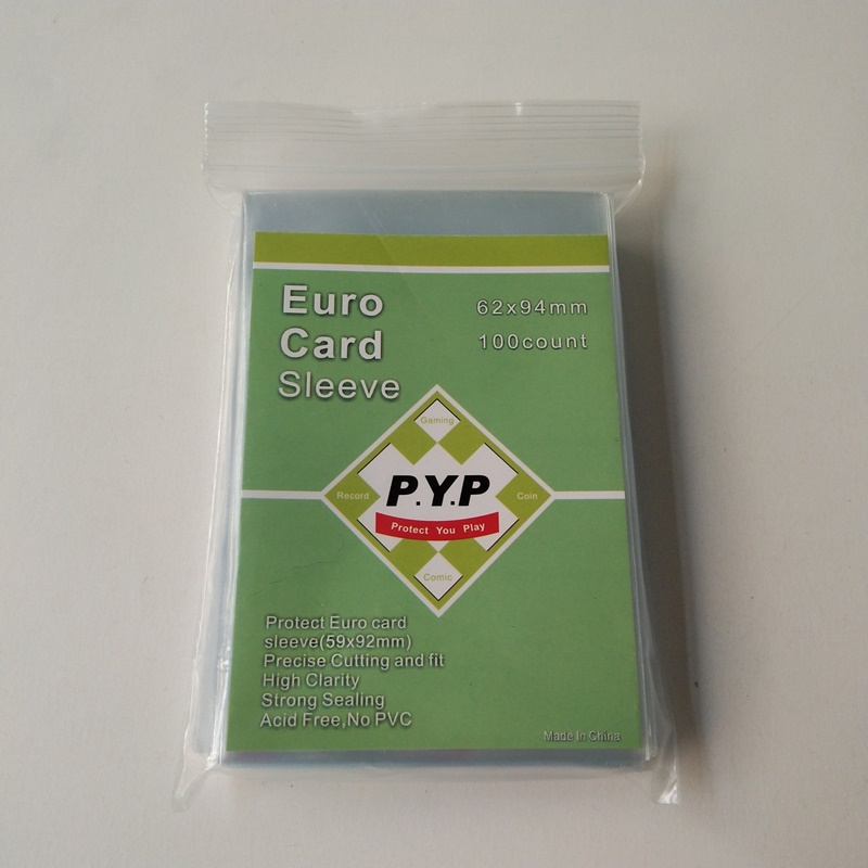 Kristallinkirkas vakio eurokokoinen korttiholkki 59x92mm lautapelikorttiholkki