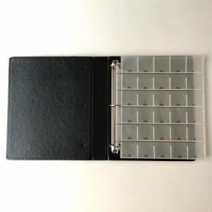 Kolikoiden keräilijöiden säilytysalbumikansiot D-rengasmuistokolikoille