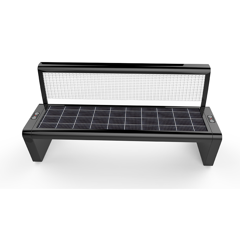 Solar Smart -penkki valinnainen pyöräteline ja LED-näyttö takana