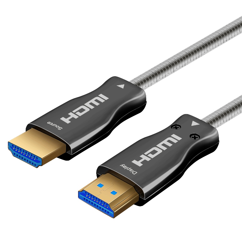 15m 49ft HDMI 2.0 18Gbps 4K 60Hz HDMI-HDMI-kaapeli kullatulla optisella kuitukaapelilla