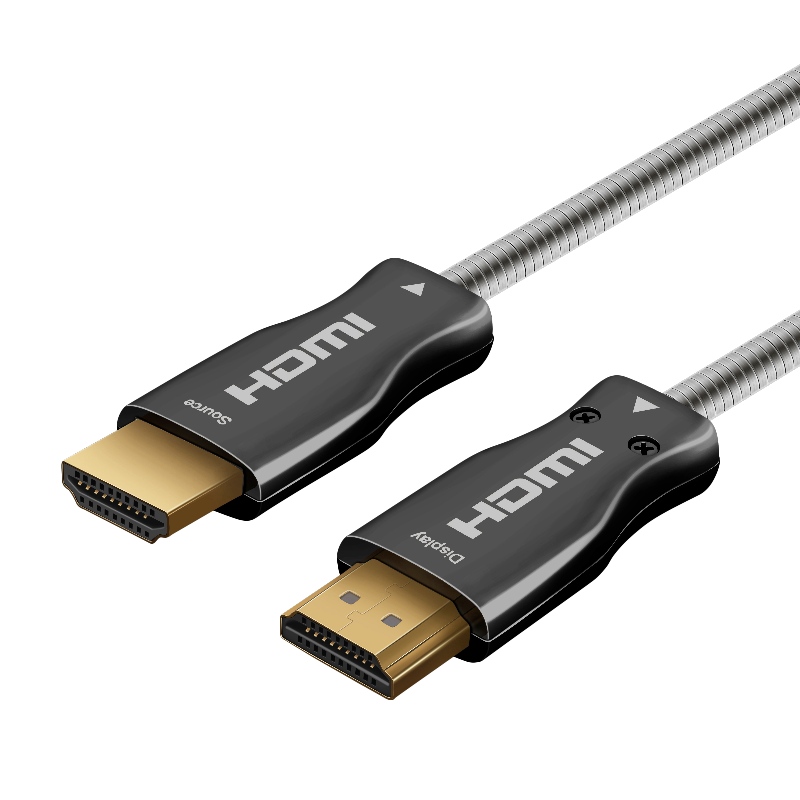 15m 49ft HDMI 2.0 18Gbps 4K 60Hz HDMI-HDMI-kaapeli kullatulla optisella kuitukaapelilla