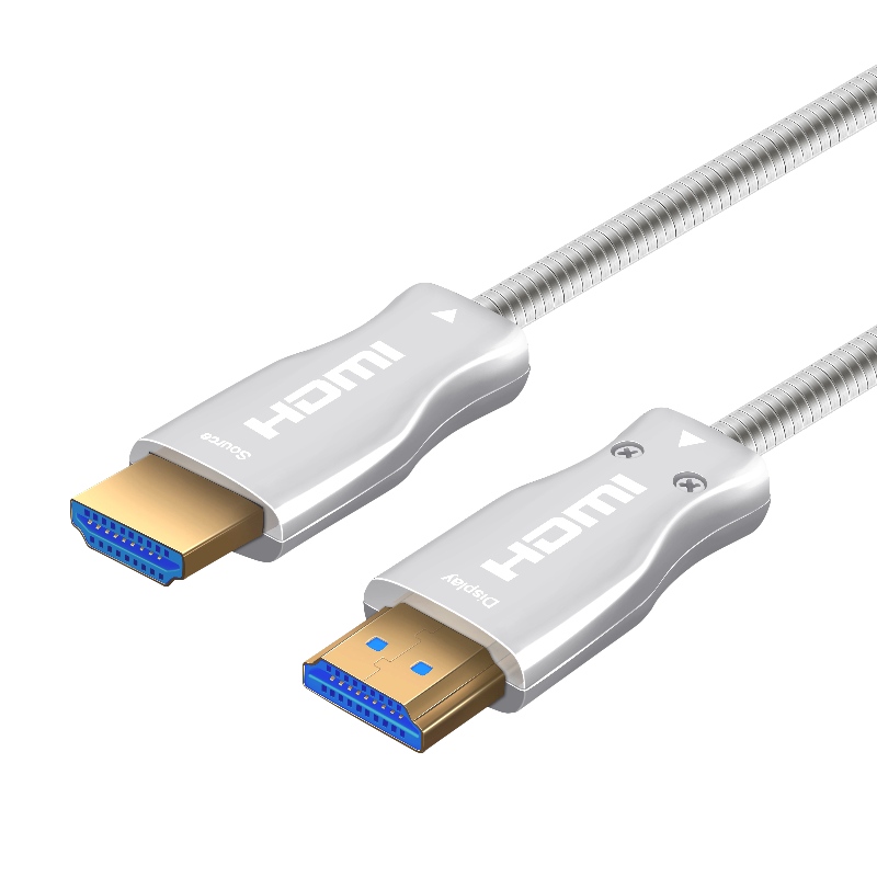 15m 49ft HDMI 2.0 18Gbps 4K 60Hz HDMI-HDMI-kaapeli kullatulla optisella kuitukaapelilla