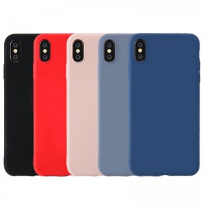 Kuuma myytävä silikoni-iPhone-kotelo iphone XS: lle