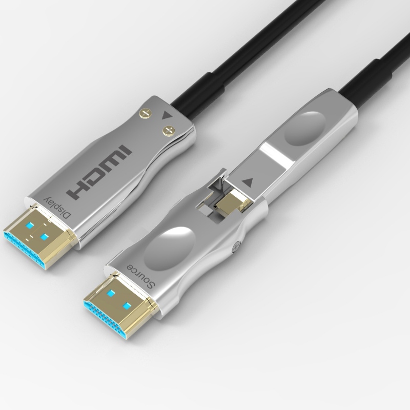 Irrotettava liitäntäkaapeli 3D 4k 60Hz HDD -kuitukaapeli 10-100m