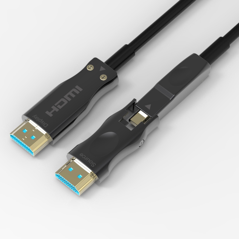 Irrotettava liitäntäkaapeli 3D 4k 60Hz HDD -kuitukaapeli 10-100m