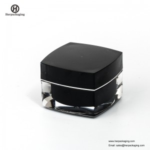 HXL214 pyöreä tyhjä kosmeettinen purkki, kaksinkertainen seinäsäiliö, ihonhoitotuppi