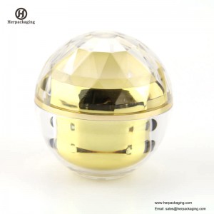 HXL216A pyöreä tyhjä kosmeettinen purkki, kaksinkertainen seinäsäiliö, ihonhoitotakki