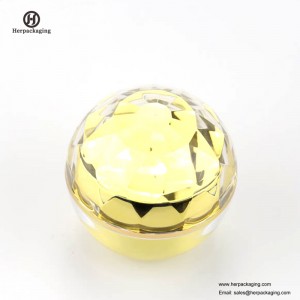 HXL216A pyöreä tyhjä kosmeettinen purkki, kaksinkertainen seinäsäiliö, ihonhoitotakki