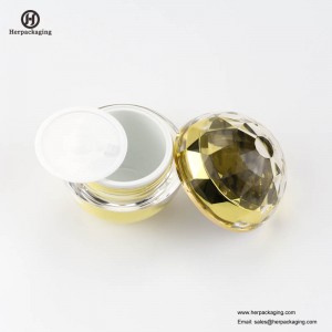 HXL216A pyöreä tyhjä kosmeettinen purkki, kaksinkertainen seinäsäiliö, ihonhoitotakki