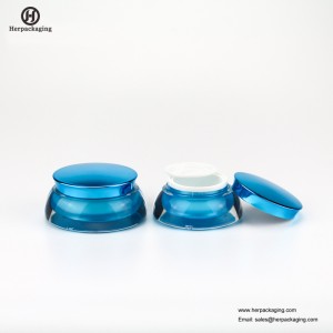 HXL222 ylellinen pyöreä tyhjä akryylisäiliö