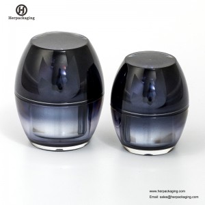 HXL232 pyöreä tyhjä kosmeettinen purkki, kaksinkertainen seinäsäiliö, ihonhoitotakki