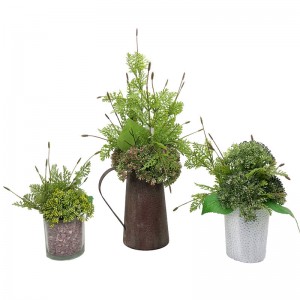 Keinotekoinen realistinen laventeli taimet vihreä puu kasvi kodinsisustus puutarha