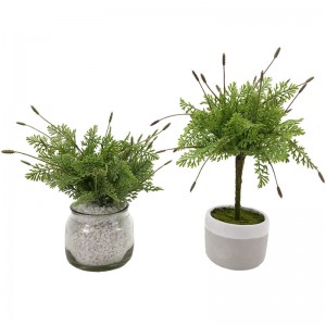 Keinotekoinen realistinen laventeli taimet vihreä puu kasvi kodinsisustus puutarha