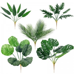 Keinotekoinen muovi kasvi ruoho kotiin häät kotiin taulukko järjestely sisustus vihreä