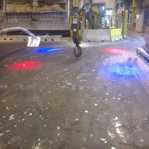 Sillanosturin varoitusvalot 120 W: n kirkkaalla yläpalkkinosturivalolla