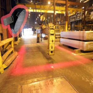 Nosturin varoitusvalo LED-valonheitin 84-120W-punainen / sininen