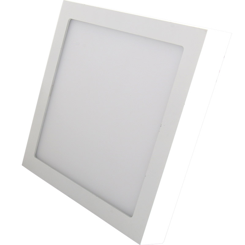 Erittäin ohut litteä led-valaistus TUV 3W 6W 9W 12W neliömäinen LED-valaistus erittäin kirkkaalla energiansäästövalopaneelilla