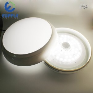 Vedenpitävä led-kattovalaisin, pyöreä 3 vuoden takuu Magnet IP65-led-suihkulamppu 12w 18w 24w vesitiivis led-kattovalaisin
