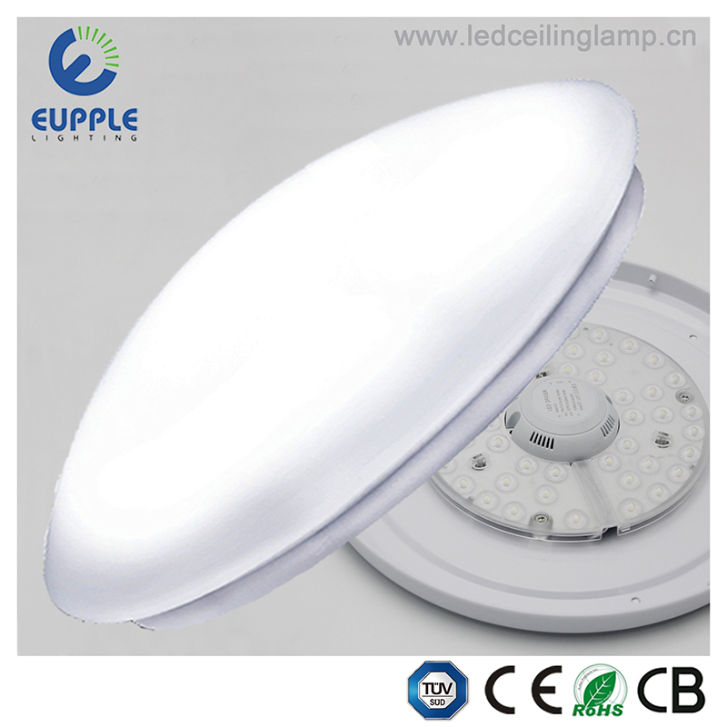 DIY LED-kattovalaisin, jossa magneetti korvaa helpon sisätilojen DIY led-moduulin led-kattovalaisimen
