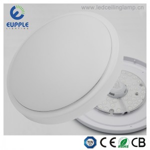 DIY LED-kattovalaisin, jossa magneetti korvaa helpon sisätilojen DIY led-moduulin led-kattovalaisimen