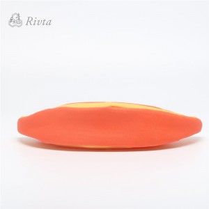 Hedelmillä painetut naisten kosmetiikkameikkipussi vetoketjulla