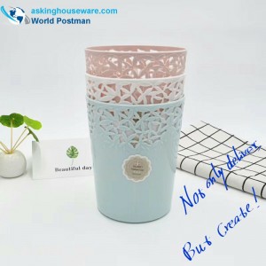 Hollow pyöreä muovinen roskakori