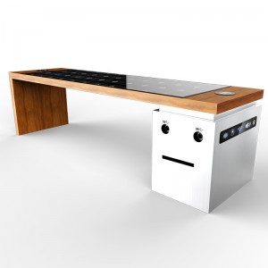 Solar Smart Bench -toimittaja Kiinassa korkealaatuinen valmistaja