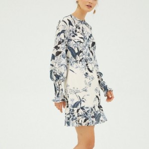 2022 Vanilla Pitkähihainen Mini Print Dress Lady