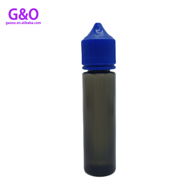 v3 1oz 2oz musta värillinen kirkas tiputin savuöljypullo 60ml e nestemäinen pullo 60ml ejuice vape pullea gorilla yksisarvinen pullot