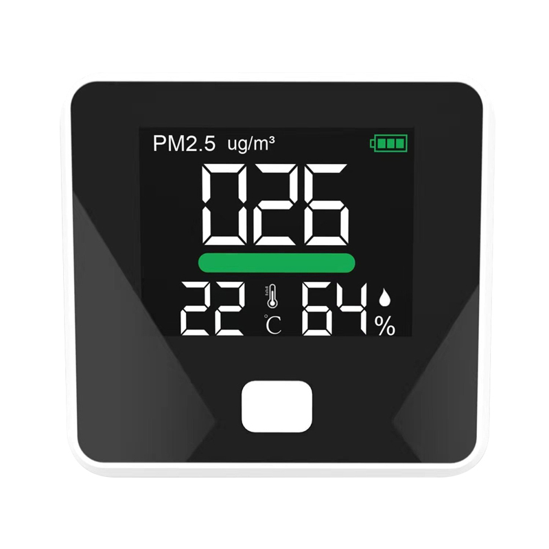 2019 Kuuma myynti Ilmanlaadunilmaisin PM2.5 HCHO Professional Formaldehydi AQI Monitor Detector TVOC ladattavalla Li-akulla Tarkka testaus