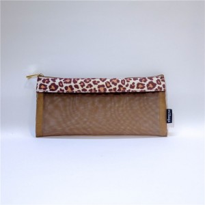 kuuma myynti räätälöity värikäs nylon mesh kynäkotelo räätälöityä logoa