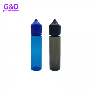 60ml pullo eliquid yksisarvinen eliquid pullo uusi v3 musta sininen muovi lemmikki pullea gorilla yksisarvinen vape tiputin pullot