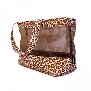 Korkealaatuinen räätälöity logo Nylon Mesh Kangaskassit