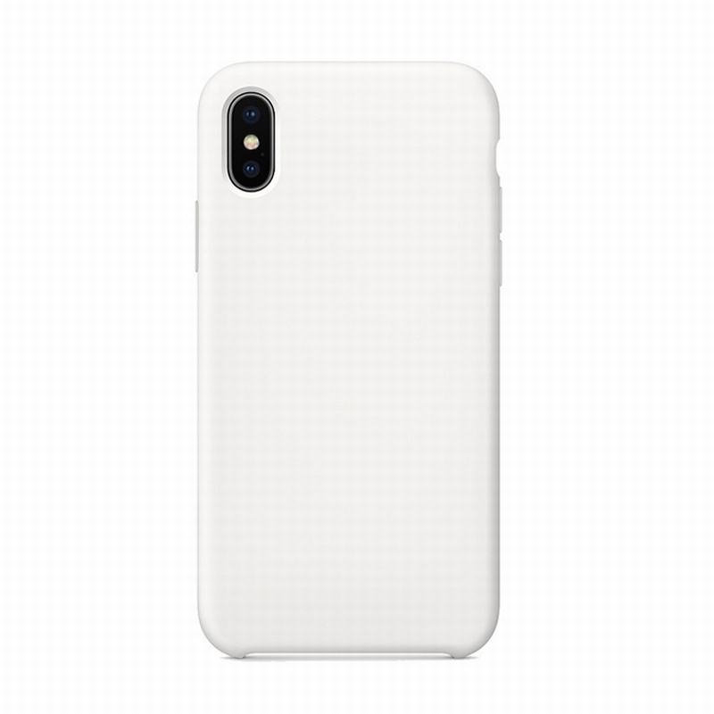 OEM LOGO Alkuperäinen silikonikotelo iPhone 7: lle. 8 Kotelo iPhone X XS Max XR: lle
