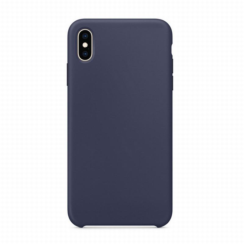 OEM LOGO Alkuperäinen silikonikotelo iPhone 7: lle. 8 Kotelo iPhone X XS Max XR: lle