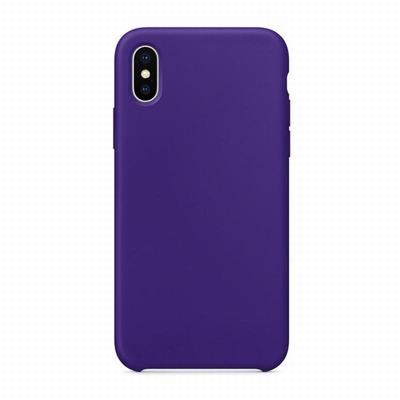 Muoti ylellinen mikrokuitupitoinen nestemäinen silikonipuhelimen kansi matkapuhelimen kotelo iphone xr xs max x 8 7 7Plus 8plus