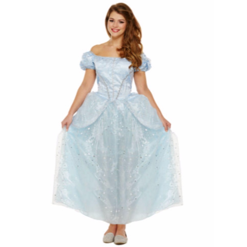 Uusi aikuisten prinsessamekko miehitysmekko Söpö Makea Halloween-puku Ladies Women Female Book Week