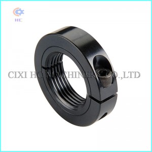 Yksiosainen kiinnitysakselin kaulus