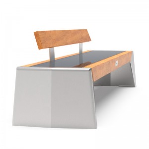 Smart City -katuhuonekalut aurinkosähköpaneelit uusiutuvaa vihreää energiaa