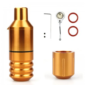 Tattoo Pen Lyhyt kynäkone, saksalainen Faulhaber Motor Tattoo Machine, jossa 2 päätä, DC-liitäntäTatuointipistoolit kauneudesta ja terveydestä