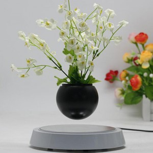UUSI 360 pyörivä maglev kelluva levitating ilma lampi planter potti bonsai