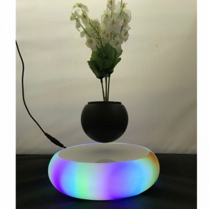 led-kevyt keraaminen magneettinen kelluva levitaava ir bonsai-ruukku PA-0719