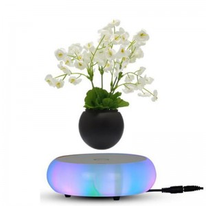 led-kevyt keraaminen magneettinen kelluva levitaava ir bonsai-ruukku PA-0719