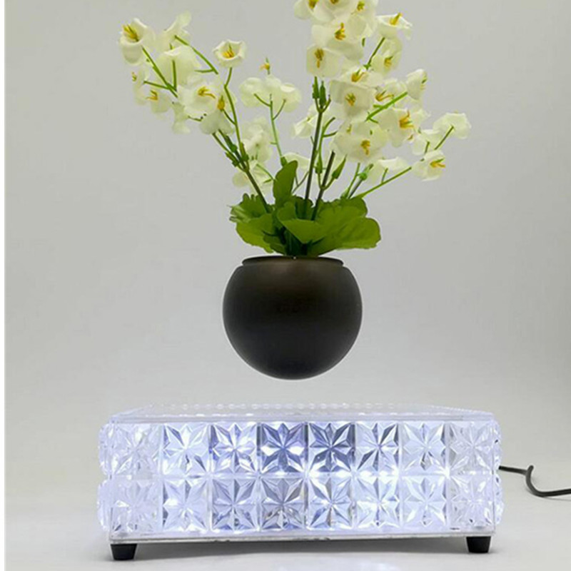 led-valo kristallimagneetti levitating kelluva ilma bonsai lampi istutuskone PA-0717