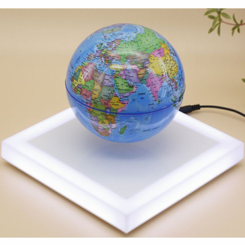 360 pyörivä magneettimagneettipallo PA-0716-G, kelluva 6 tuuman 8 tuuman maapallo